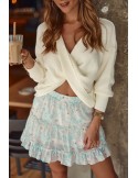 Mint chiffon mini skirt FG584 - Online store - Boutique